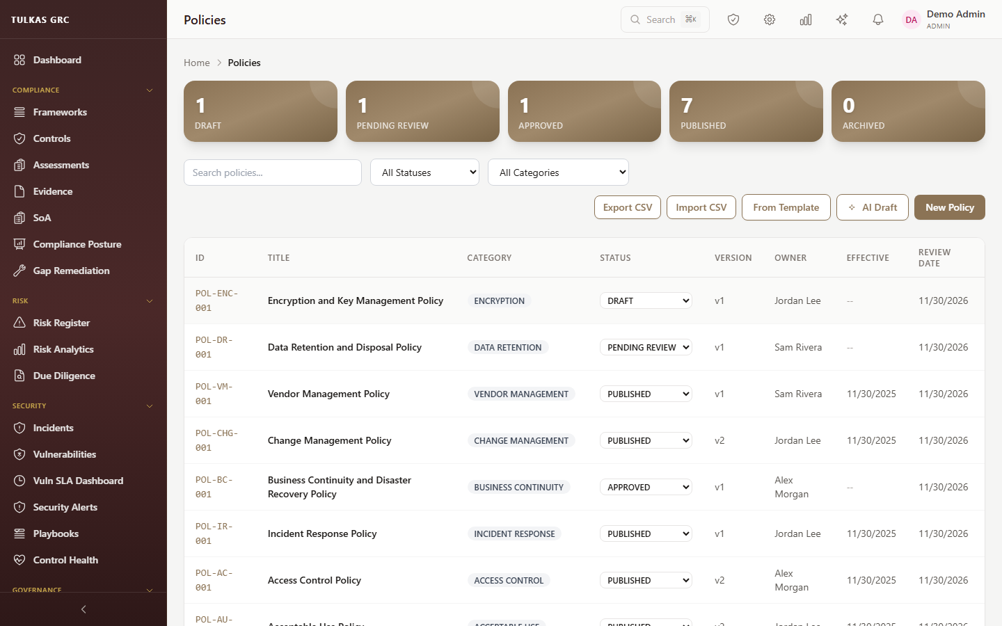 Contract Lifecycle in opsnite